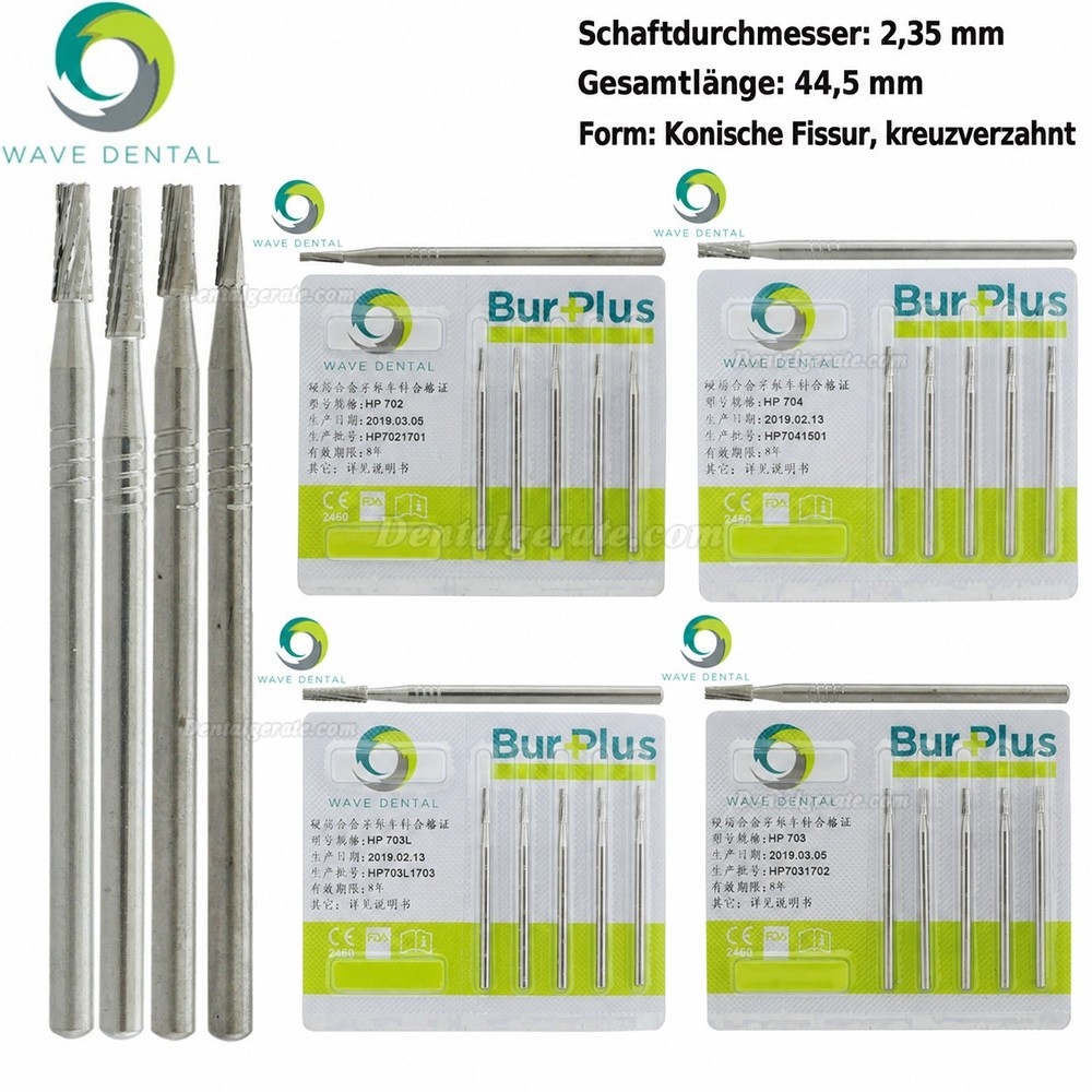 10 Stück HP 702 703 703L 704 Handstück-Schaft(HP) Hartmetallbohrer Zahnmedizin Verjüngungsriss Querschnitt 10 Stück HP 702 703 703L 704 Handstück-Schaft(HP) Hartmetallbohrer Zahnmedizin Verjüngungsriss Querschnitt